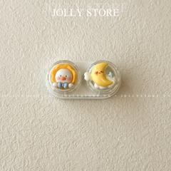 Khay đụng lens dễ thương JOLLY kèm dụng cụ đeo lens