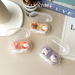 Khay đựng lens gắn thú hộp tròn JOLLY kèm dụng cụ đeo