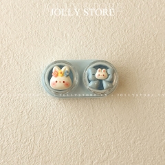 Khay đựng lens gắn thú xinh JOLLY kèm dụng cụ đeo