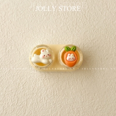 Khay đựng lens gắn thú xinh JOLLY kèm dụng cụ đeo