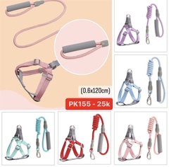 Dây dắt yếm đơn sắc 0.6cm