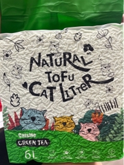 Cát đậu NATURA trà xanh 6L