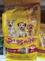 Hạt Dog Smile hạt cho chó con vị gà, sữa 2kg