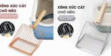 Xẻng xúc phân inox cho mèo