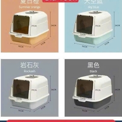 Nhà vệ sinh vuông hai cửa cho mèo