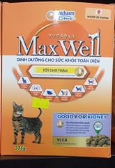 Hạt thức ăn Max Well Adult tốt thận vị cá 375g