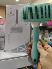 lược vuông đẩy lông cho chó mèo có hộp