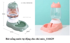 Bát uống nước tự động tai mèo