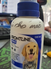 Thuốc Frontline xịt trị ve rận chó/mèo 6ml(12 lần xịt)/1kg
