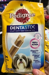 Bánh thưởng Pedigree Denta Stix xanh chó lớn vị gà xông khói