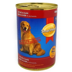 Pate lon Smartheart vị bò, gan 400g