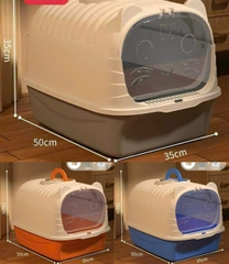 Nhà vệ sinh mặt mèo