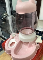 Bát ăn uống nước tự động tai mèo 600ml