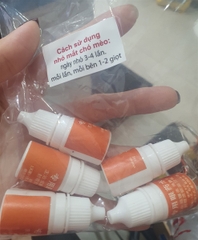 Thuốc nhỏ mắt trị chảy nước mắt màu cam