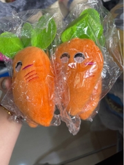 Đồ chơi cà rốt, dưa hấu, đùi gà nhồi bông