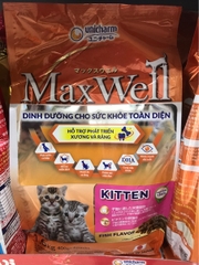 Hạt thức ăn Max Well Kitten vị cá 1.6kg
