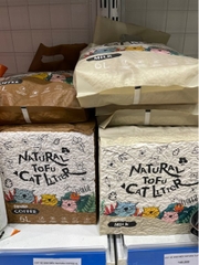 Cát đậu NATURA sữa 6L