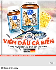Dầu cá biển Đại Tây Dương Đức
