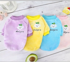 Áo lông dadagou mặt chó trắng
