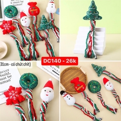 Đồ chơi bông Noel kèm dây thừng