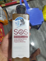 Sữa tắm SOS Chó/Mèo lông nâu đỏ 530ml nâu