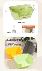 Khay vệ sinh cho mèo chống văng cát size 50*38*20cm