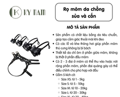 RỌ MÕM DA CHO CHÓ size XS