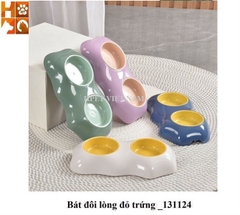 Bát ăn - bát đôi lòng đỏ trứng