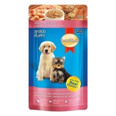 Pate Smartheart chó con vị gà sốt 130g