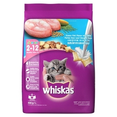 Hạt thức ăn Whiskas Kitten cá biển 450g