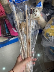 Cần câu mèo cán gỗ