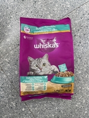 Hạt thức ăn Whiskas Adult Indoor 1.1kg