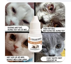Thuốc nhỏ trị đau mắt, nghẹt mũi