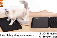 Thảm lót khay cát vệ sinh cho mèo size S