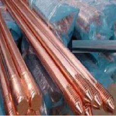 Cọc tiếp địa mạ đồng d16 dài 2 4m