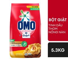 Bột giặt Omo tinh dầu thơm nồng nàn 5.1kg