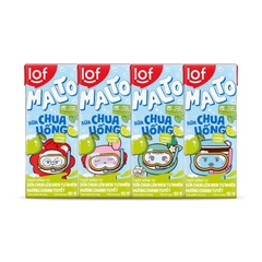 Sữa chua uống LOF Malto Chanh Tuyết 180ml