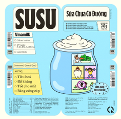 Susu sữa chua có đường 60g