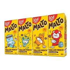 Sữa lúa mạch hương socola Malto LOF 180ml * 48 hộp