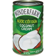Nước cốt dừa Wonderfarm 400ml*24lon