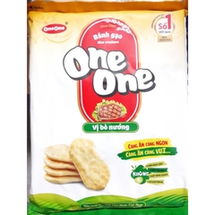 Bánh gạo One One vị bò nướng 225g