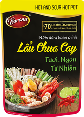 Nước dùng lẩu chua cay Barona 180g