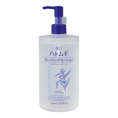 Nước tẩy trang Hatomugi dưỡng ẩm và sáng da 500ml Nhật Bản