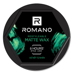 Sáp vuốt tóc Romano Matte Wax giữ nếu tự nhiên 68g