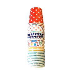 Set 30 cốc giấy chấm bi 100ml
