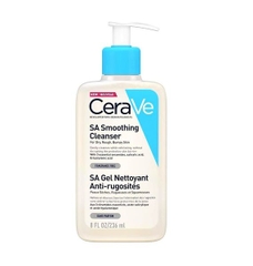 Sữa rửa mặt Cerave SA Smoothing Cleanser tạo bọt, dưỡng ẩm 236ml Pháp