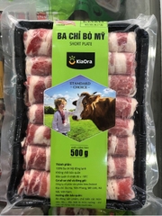 Ba chỉ bò Mỹ Kiaora 500g