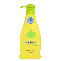 Sữa tắm gội cho bé Wesser Baby Wash 2in1 hương xạ hương 500ml