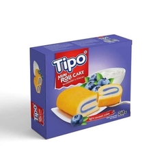 Bánh Tipo Mini Roll Cake vị Sữa chua & Việt quất 268g