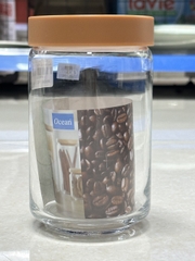 Lọ thủy tinh trơn Ocean Stax Jax nắp màu 750mL Thái Lan 2526